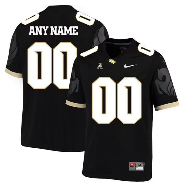 Mens UCF Knights ACTIVE PLAYER Custom Black Stitched Football Jersey